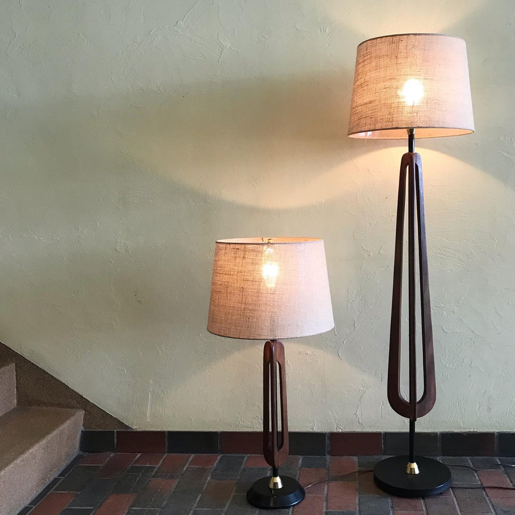 Midcentury Lamp Pair