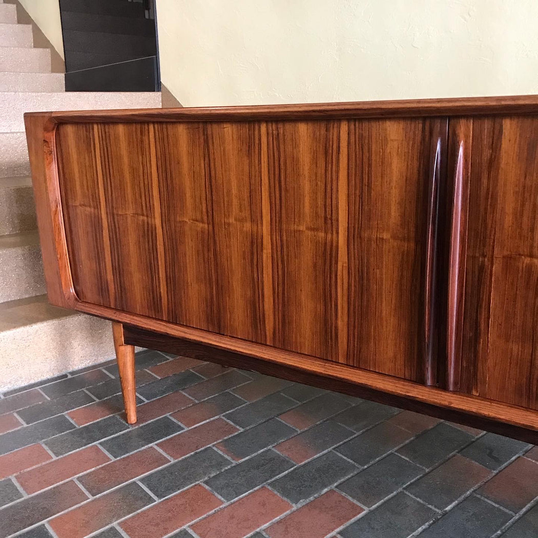 *ON HOLD* Rosewood Tambour Door Credenza