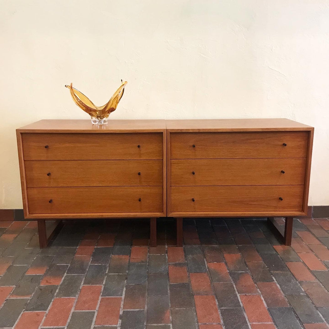 SOLD • Pair of Teak Dressers