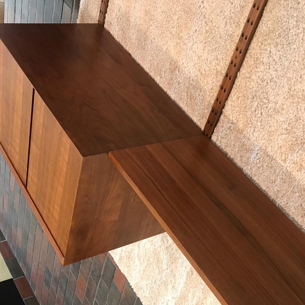 SOLD • Danish Walnut Modular Wall Unit
