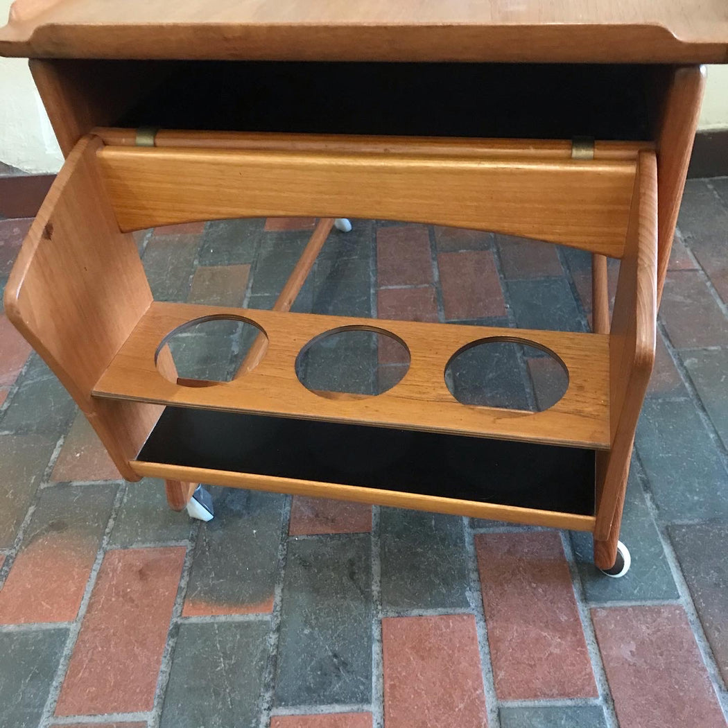 SOLD • Art Furn Danish Teak Cart