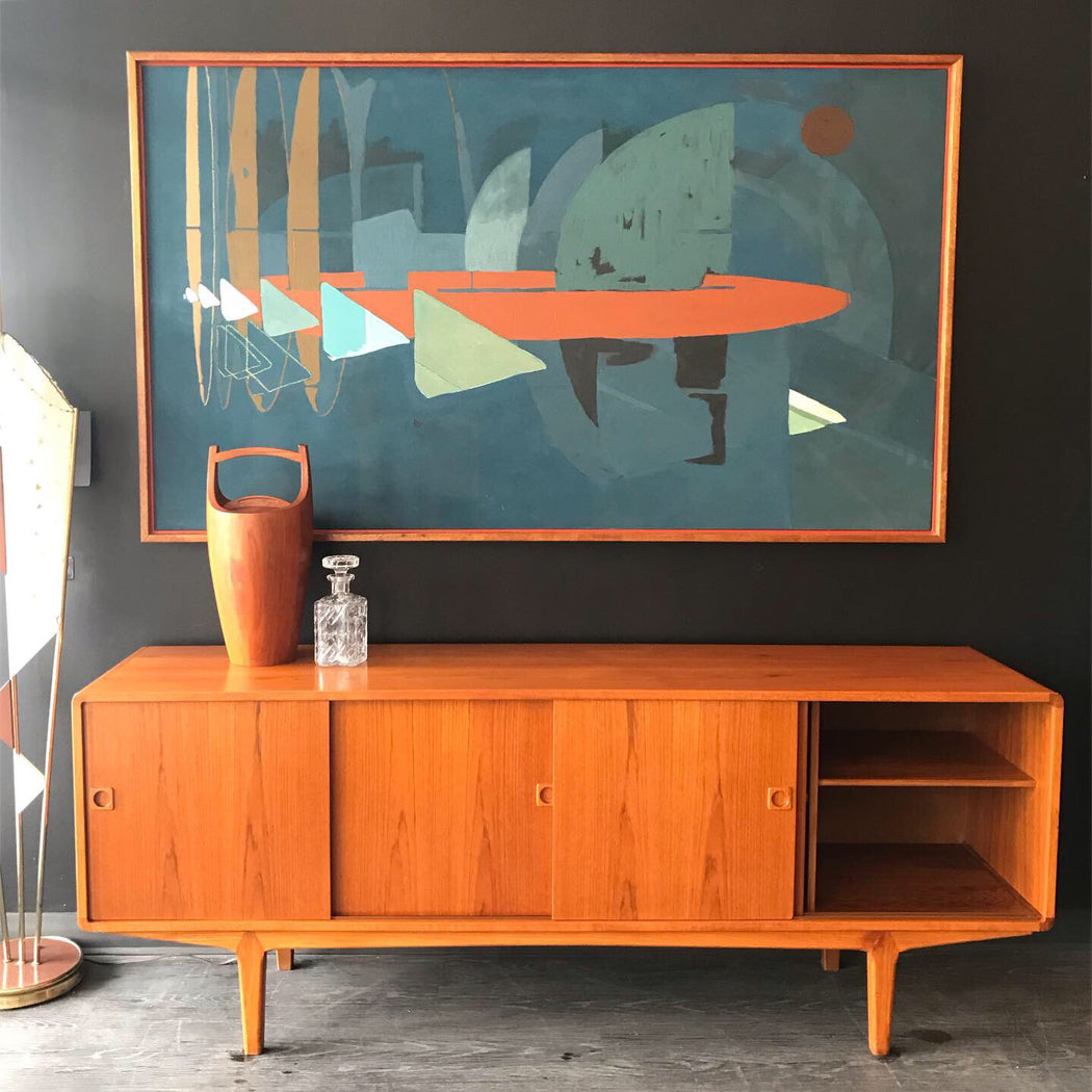 Sold • Danish Teak Credenza