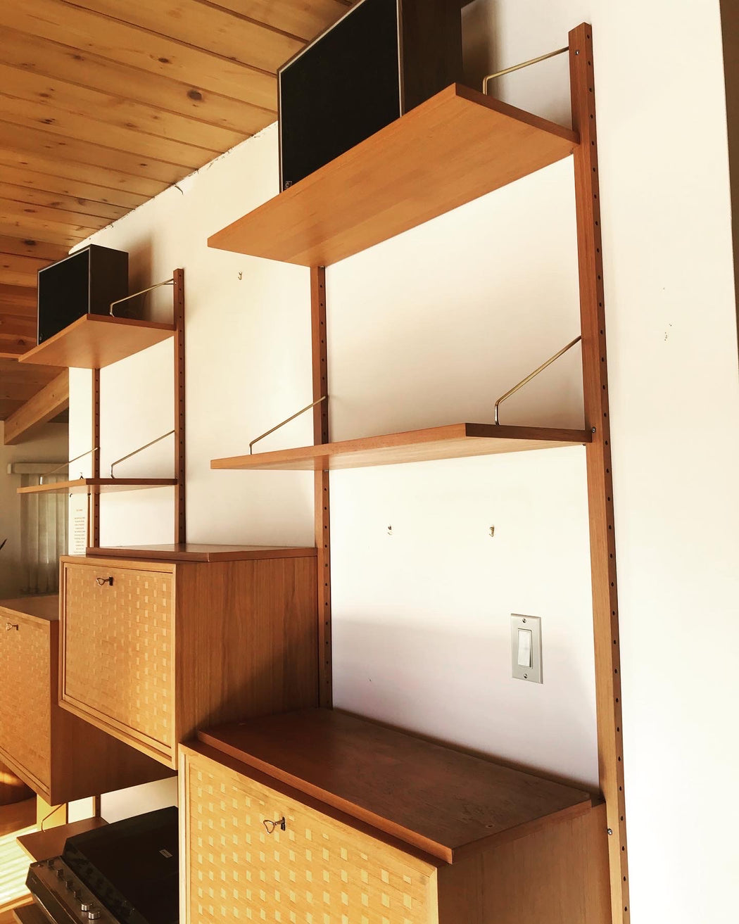 SOLD • Danish Teak CADO Wall Unit