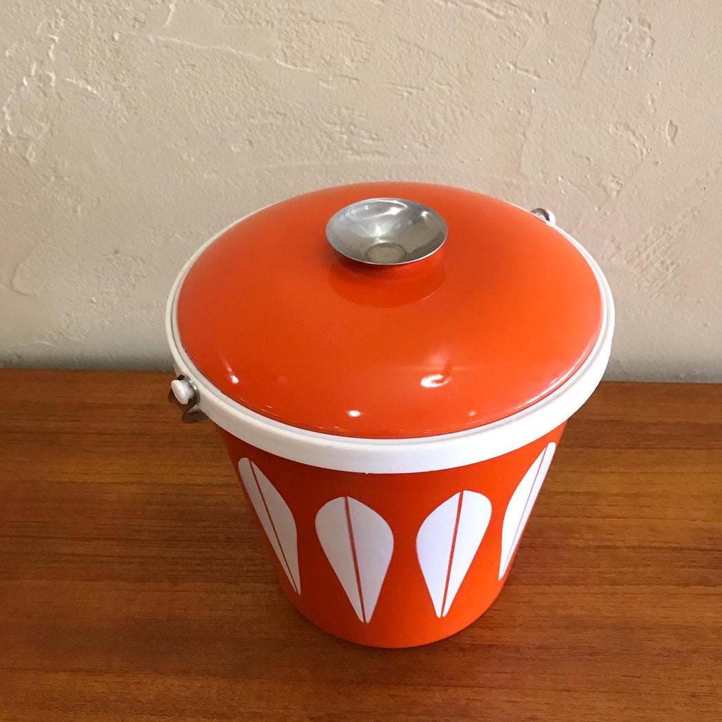SOLD • Catherineholm Orange Lotus Ice Bucket