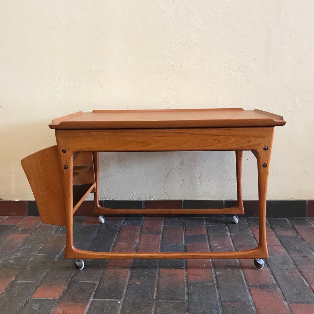 SOLD • Art Furn Danish Teak Cart