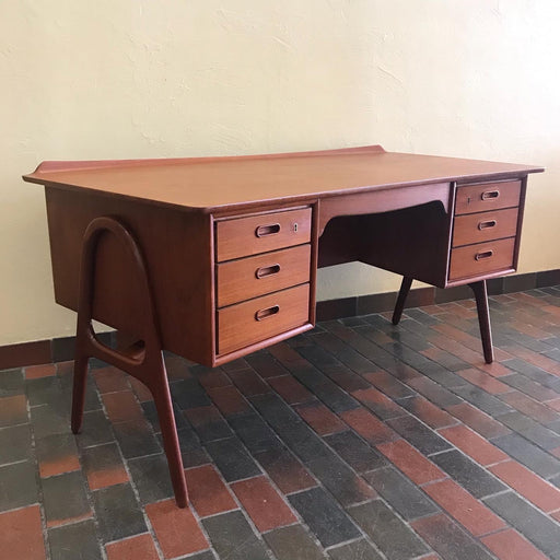 SOLD • Svend Aage Madsen Bow Edge Desk