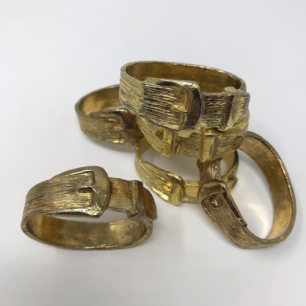 Vintage Belt Napkin Rings