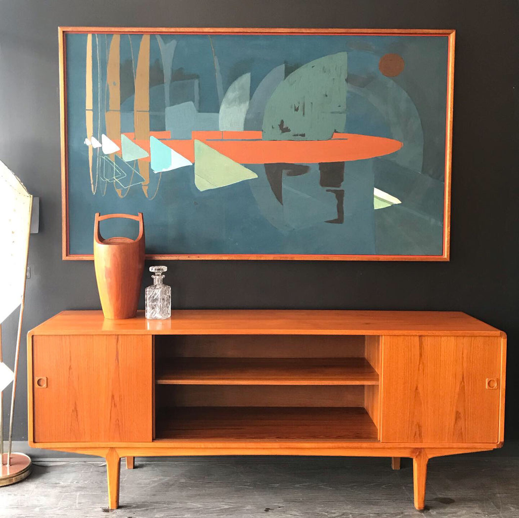 Sold • Danish Teak Credenza