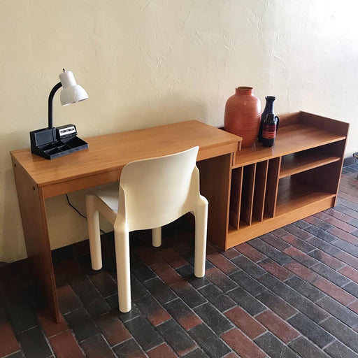 SOLD • Teak Extendable Console Desk