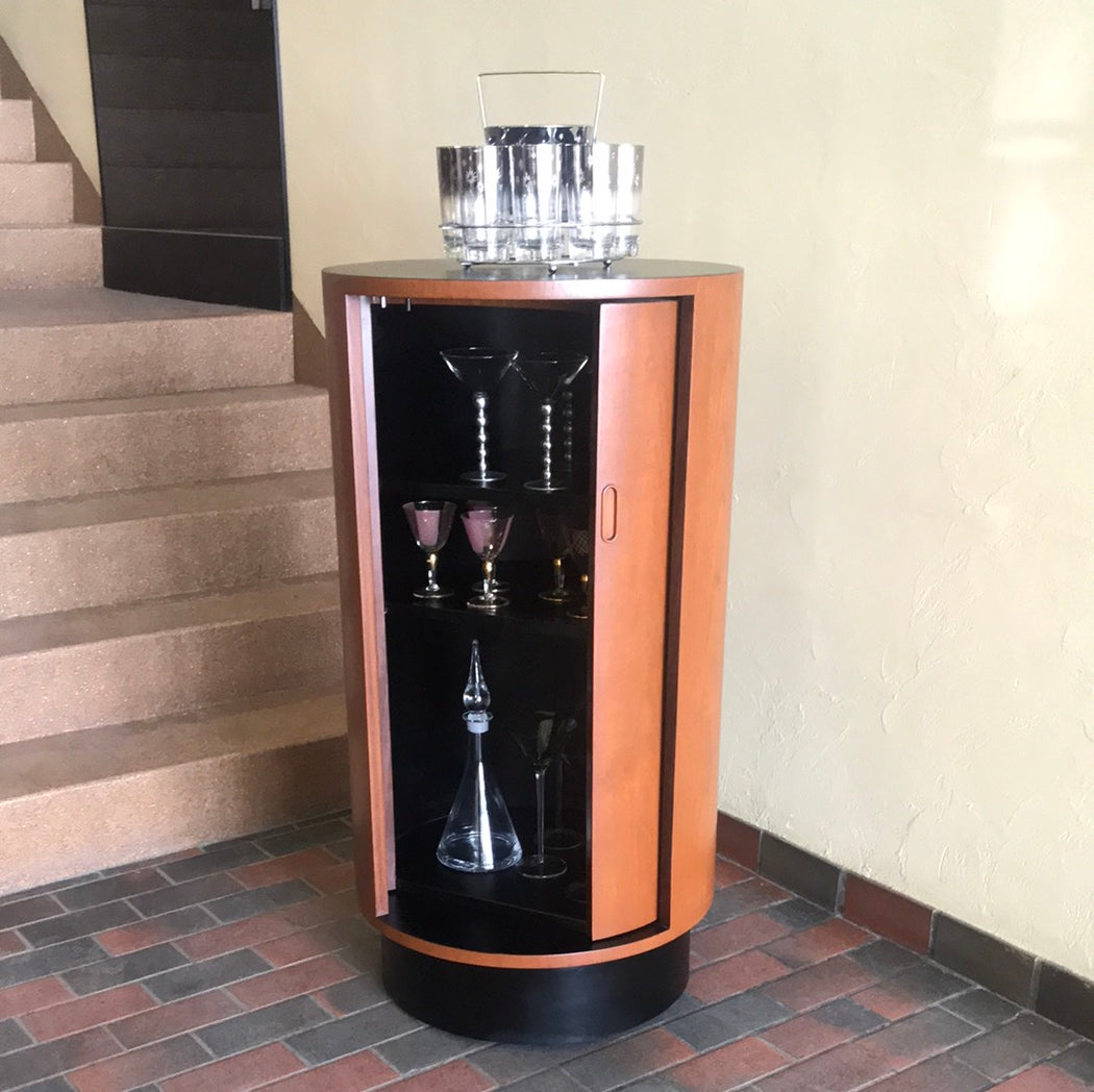 RS Associates Cylinder Bar Cabinet