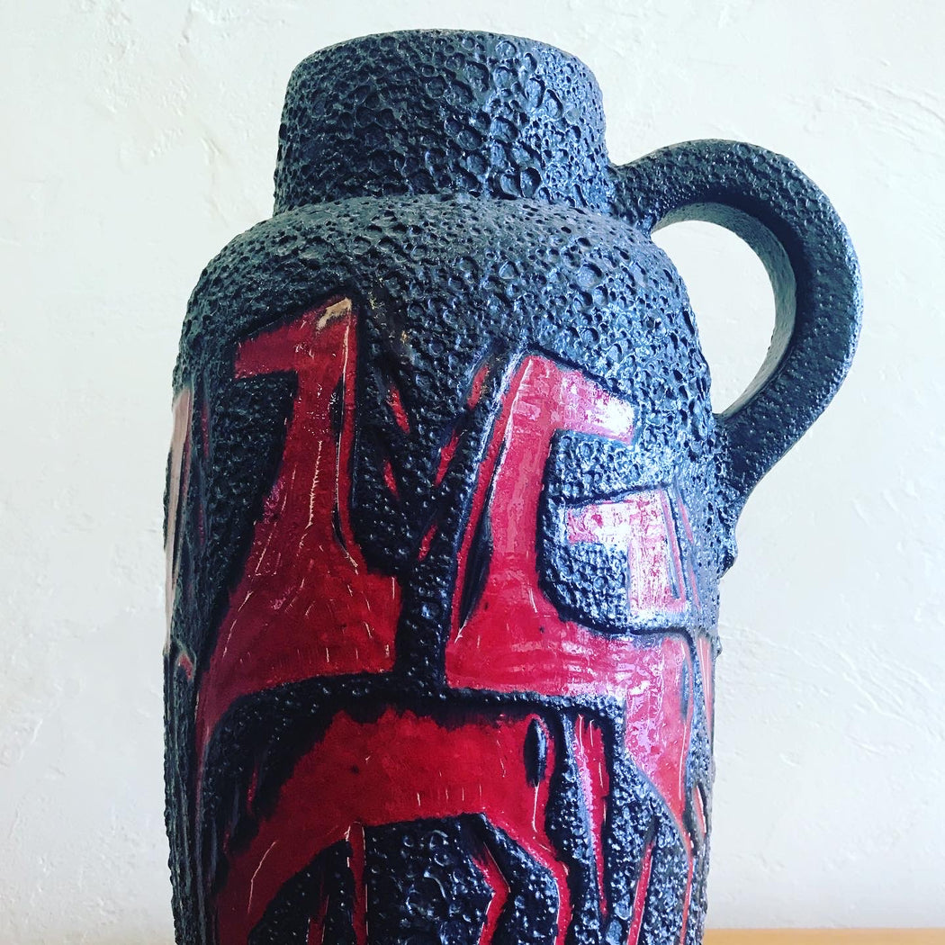 SOLD • West German Fat Lava Vase