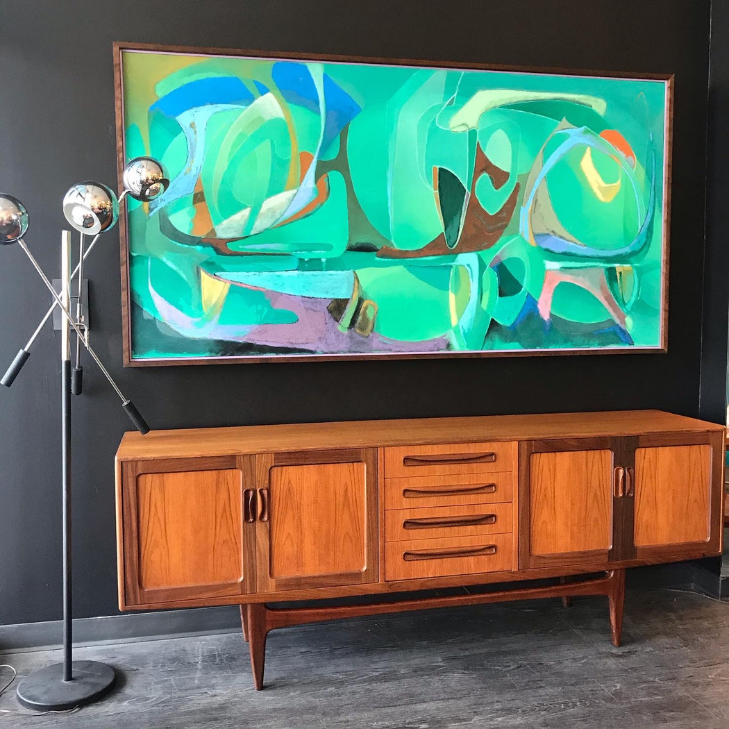 SOLD • Original Abstract Painting: Inndyr