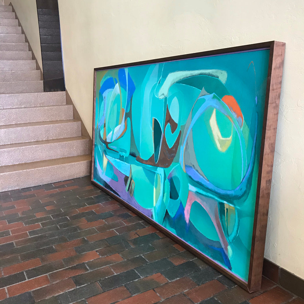 SOLD • Original Abstract Painting: Inndyr