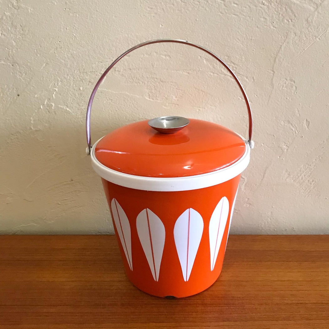 SOLD • Catherineholm Orange Lotus Ice Bucket