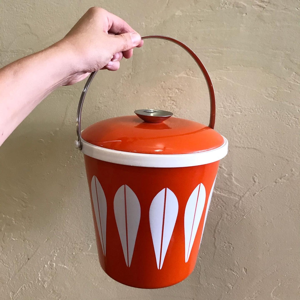 SOLD • Catherineholm Orange Lotus Ice Bucket