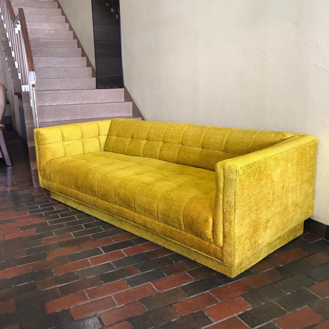 SOLD • Super Gold 70s Sofa