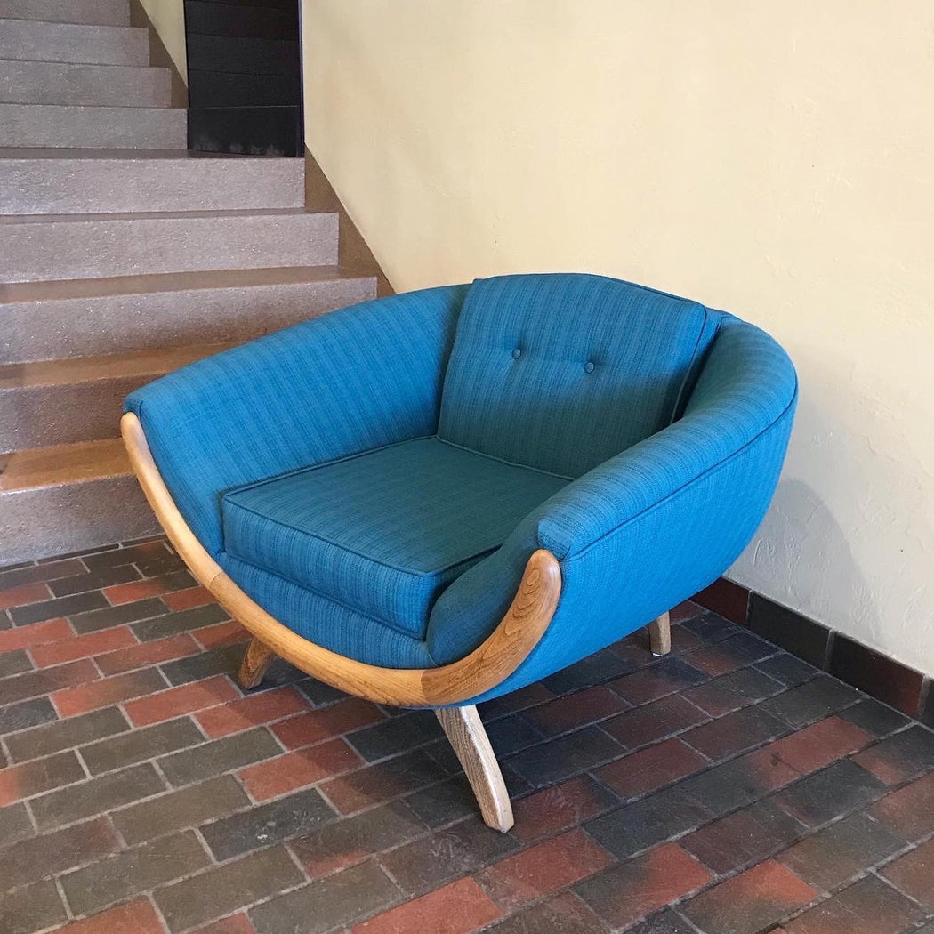 SOLD • Midcentury Smiley Chair