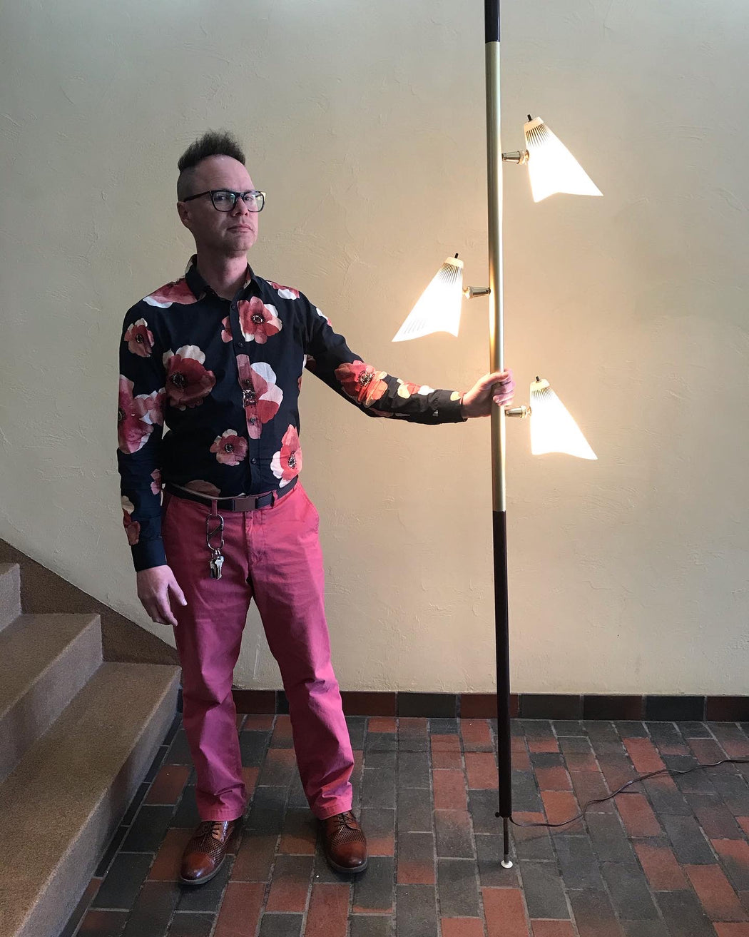 SOLD•1960s Tension Pole Lamp