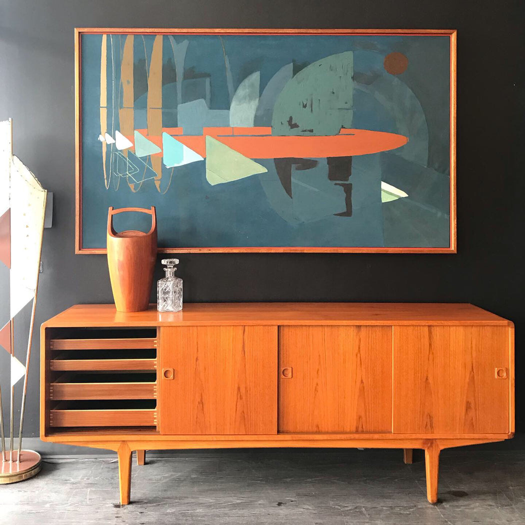 Sold • Danish Teak Credenza