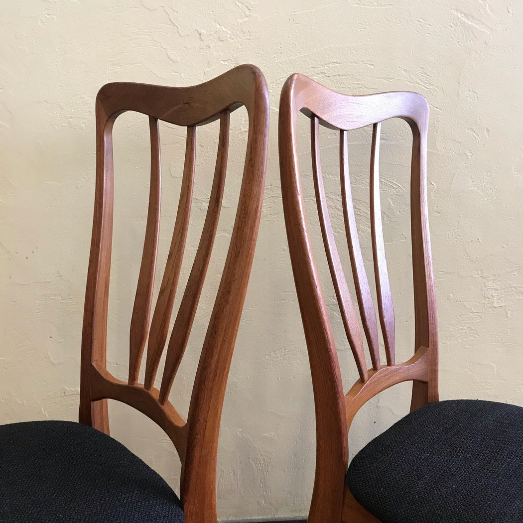 SOLD • Koefoeds Hornslet Ingrid Dining Chairs