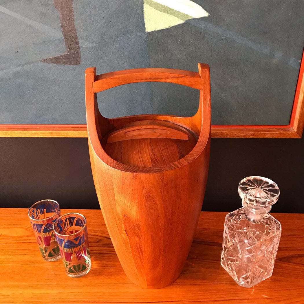 Sold • Dansk Teak Ice Bucket