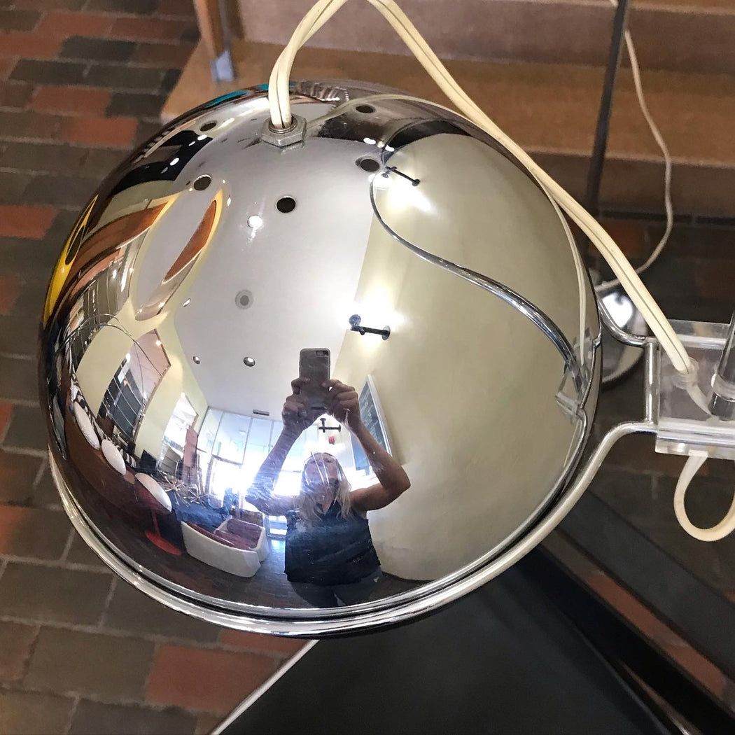 Space Age Chrome Arc Lamp