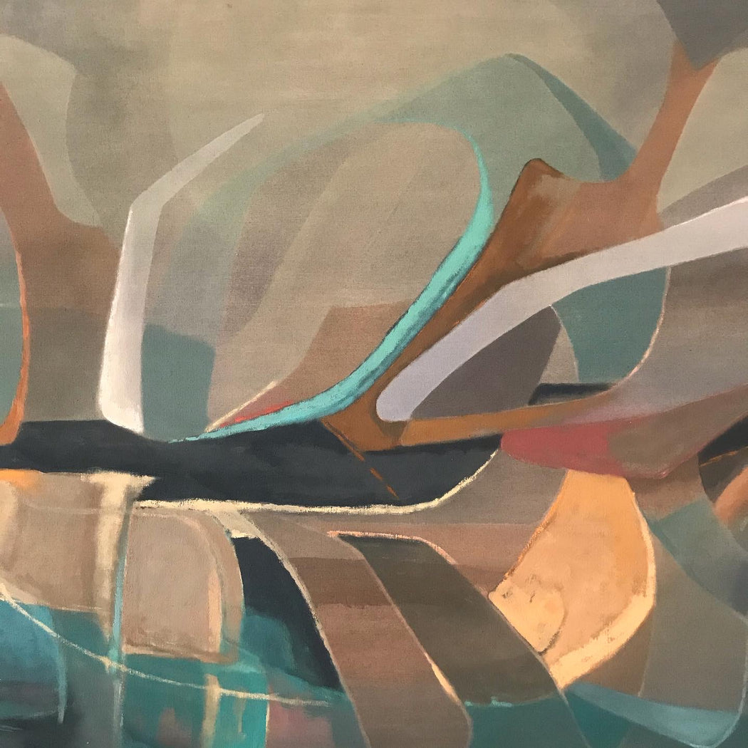 Original Abstract Painting: Trondheim