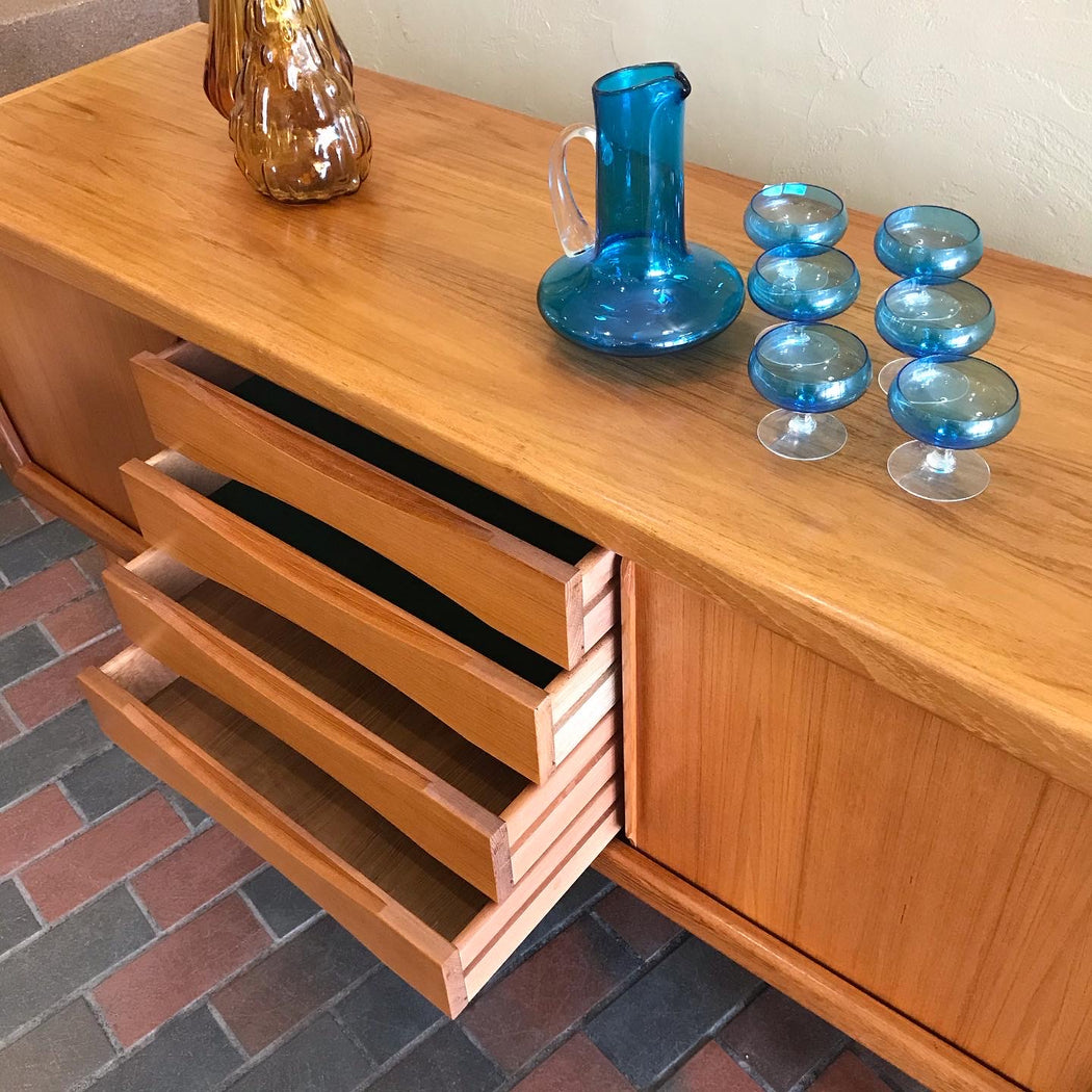 SOLD • Petite Danish Teak Credenza