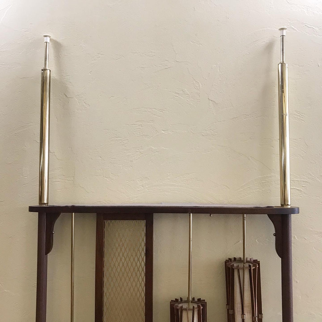 SOLD • Tension Pole Room Divider Lamp