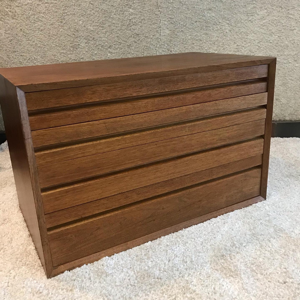SOLD • Danish Walnut Modular Wall Unit
