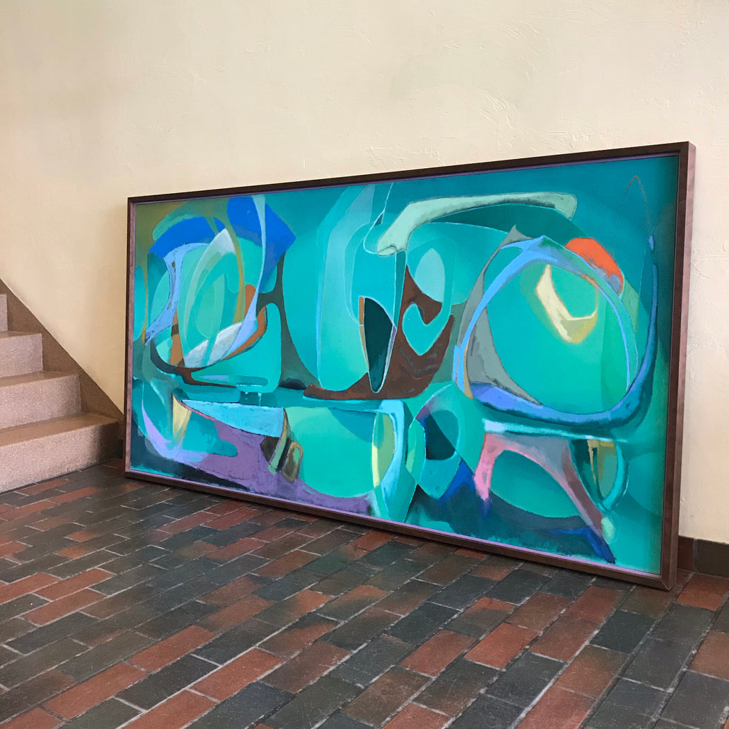 SOLD • Original Abstract Painting: Inndyr