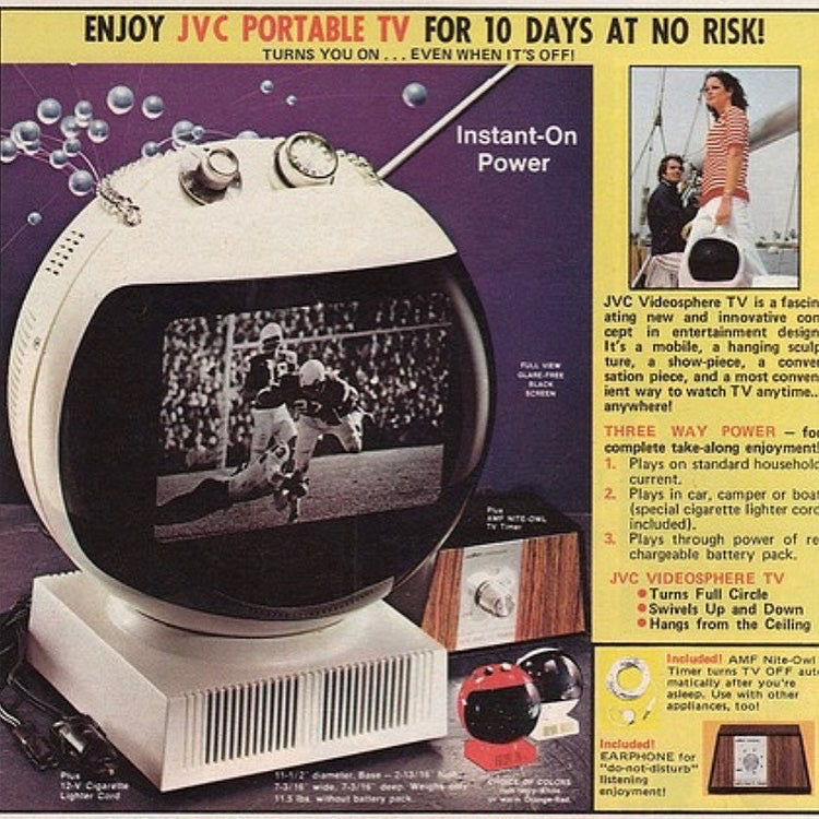 SOLD •JVC Videosphere TV