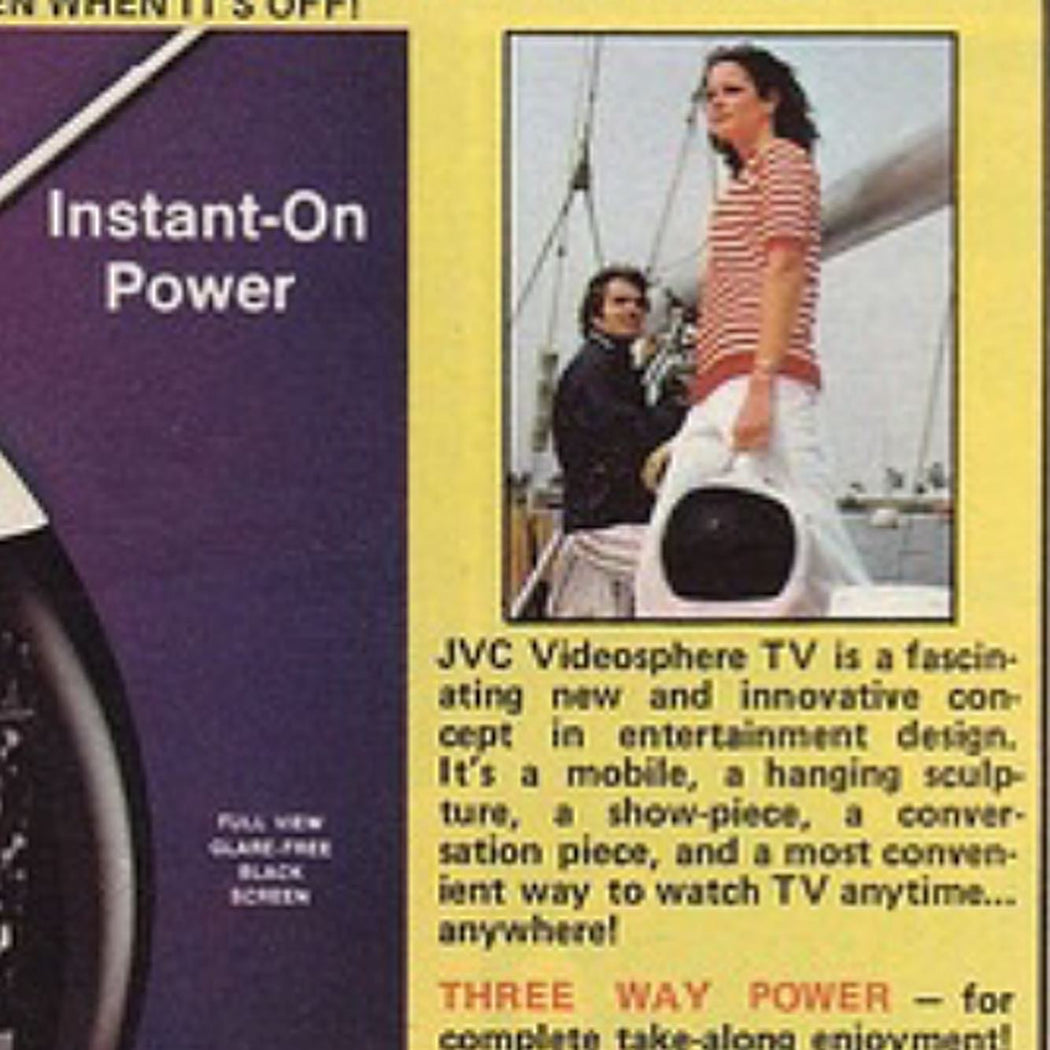 SOLD •JVC Videosphere TV