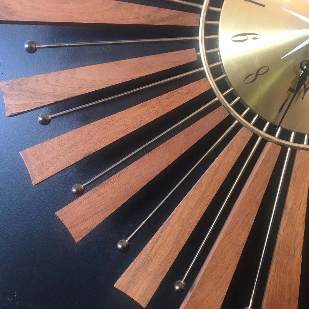 SOLD • Westclox Starburst Clock