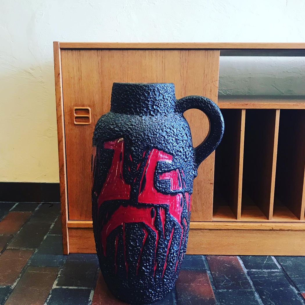 SOLD • West German Fat Lava Vase