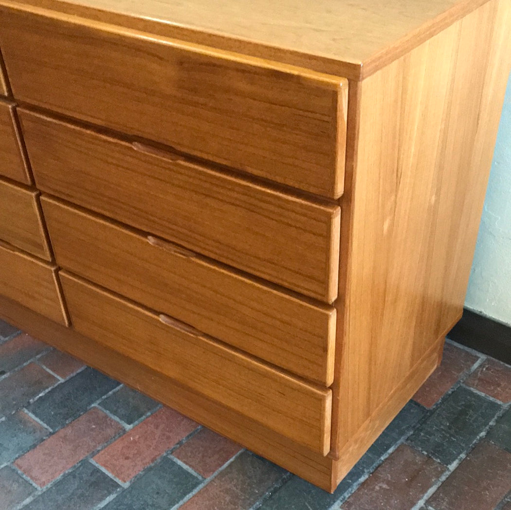SALE * Danish Teak 12 Drawer Dresser