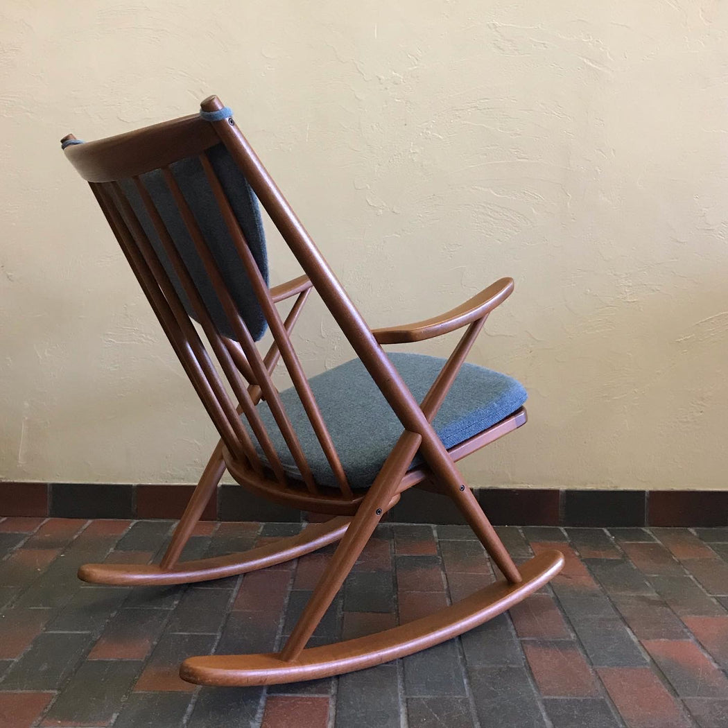 SOLD • Bramin Danish Teak Rocking Chair