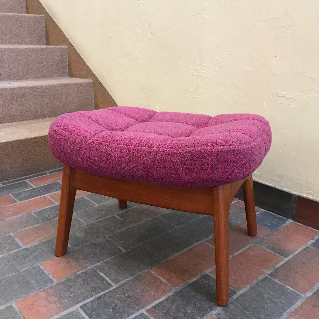 SOLD • R. Huber Scoop Chair + Ottoman