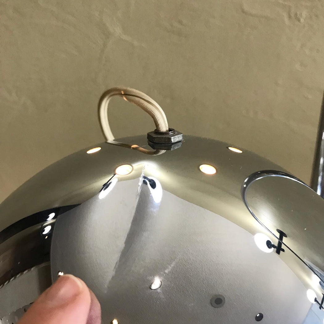 Space Age Chrome Arc Lamp
