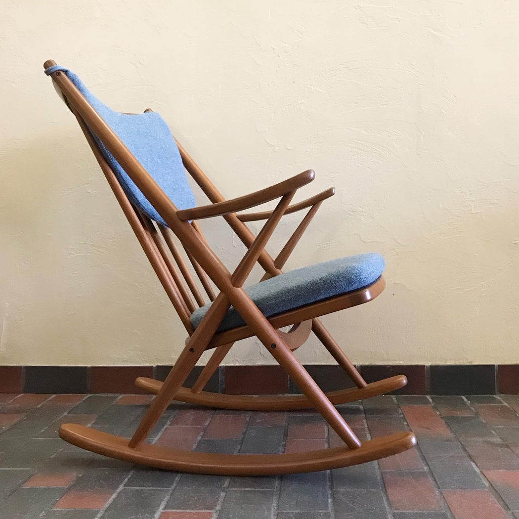 SOLD • Bramin Danish Teak Rocking Chair