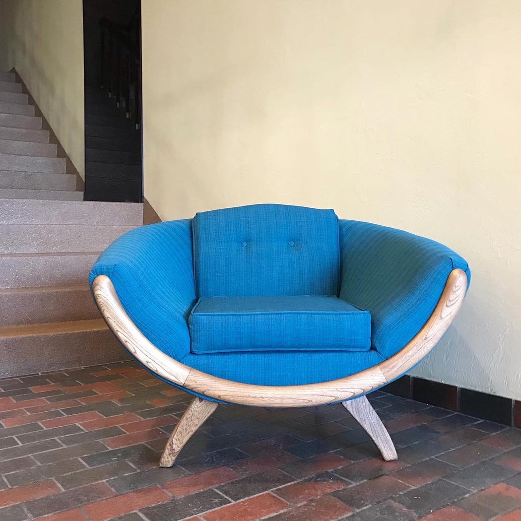SOLD • Midcentury Smiley Chair