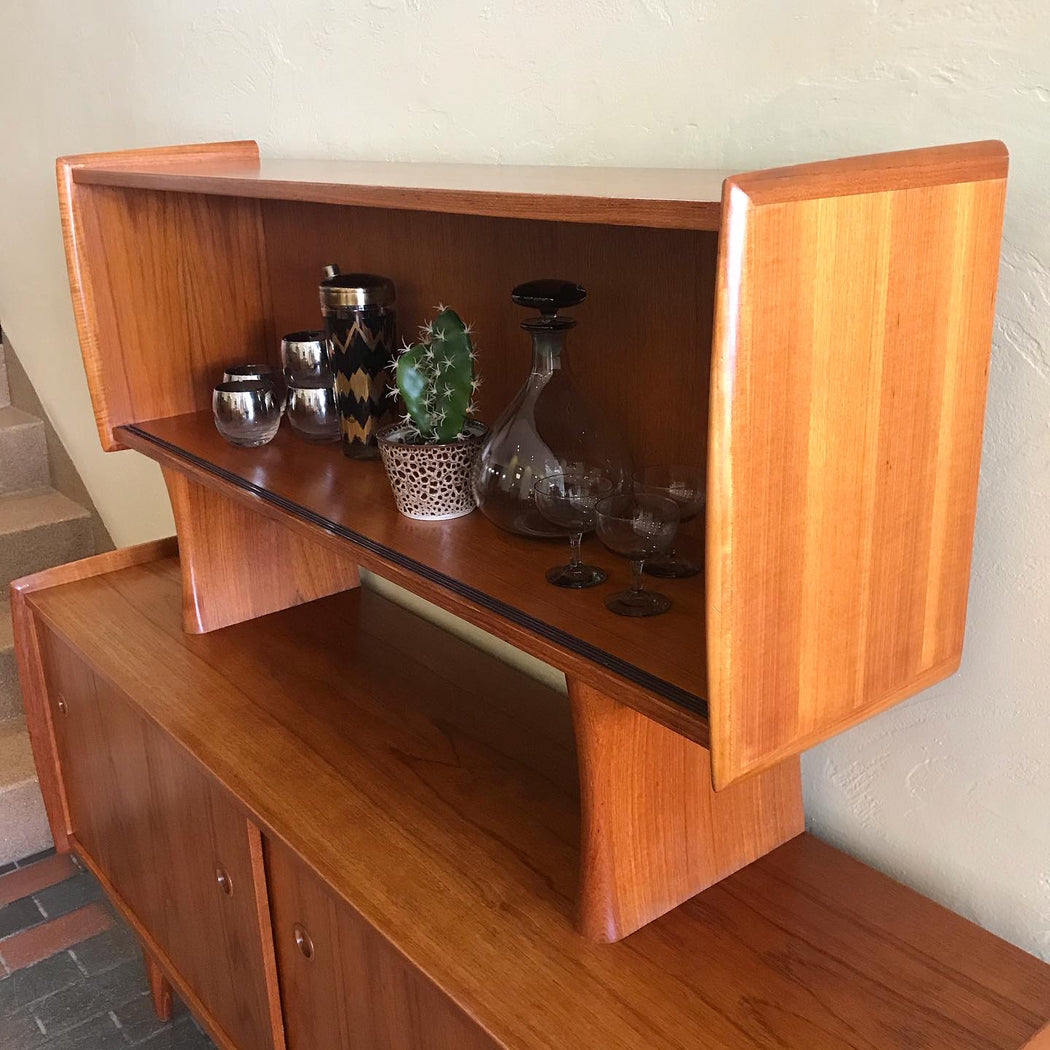 SOLD • R. Huber Teak Sideboard + Hutch