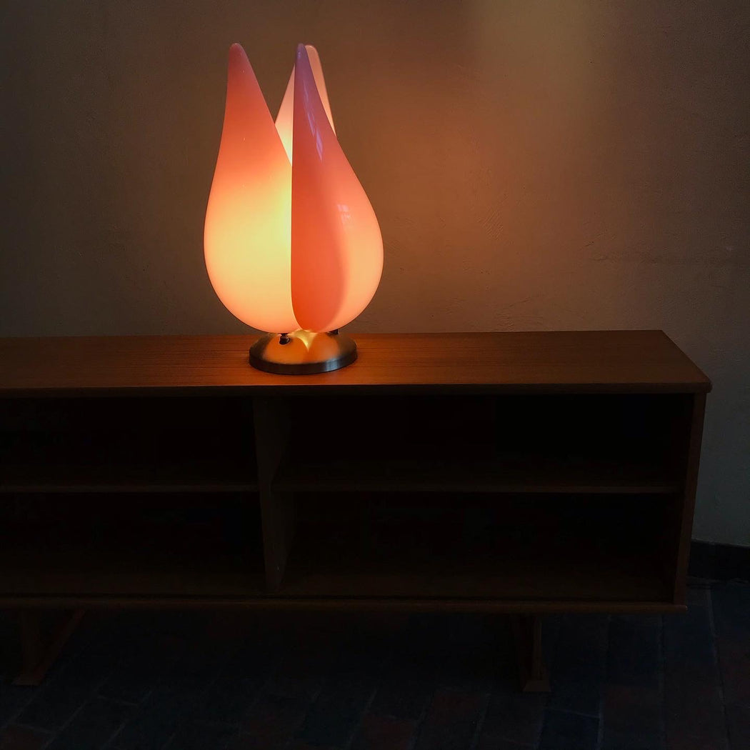 SOLD • Pink Rougier Lamp