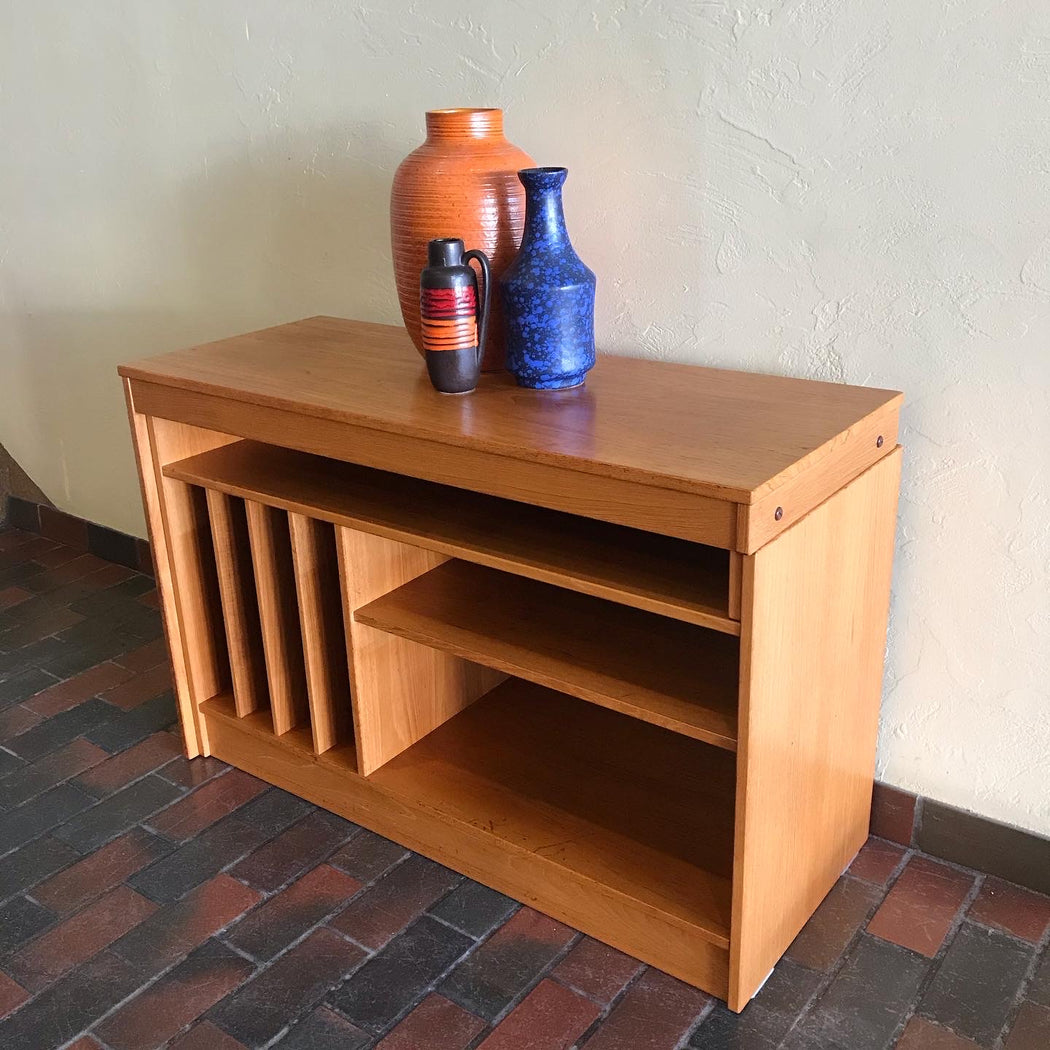 SOLD • Teak Extendable Console Desk
