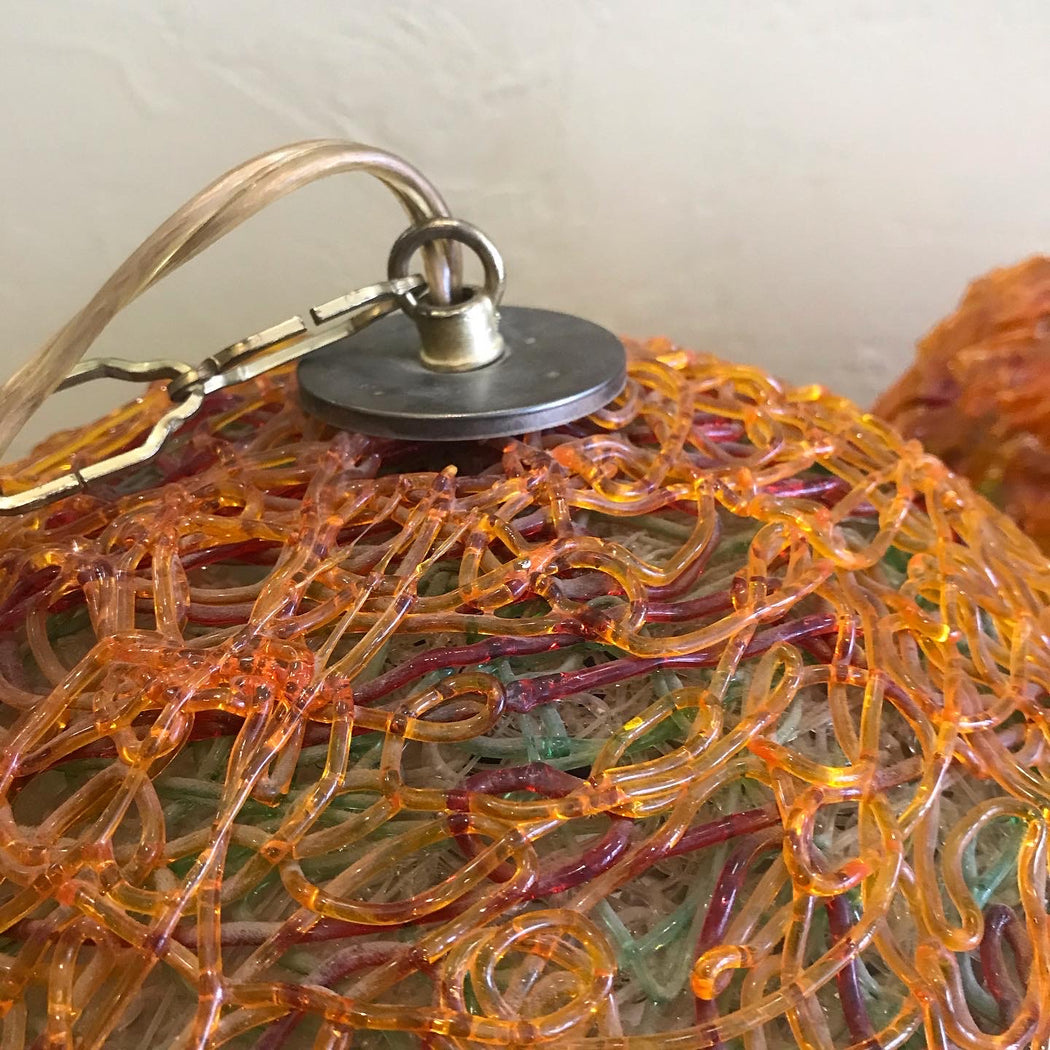 Sold • Spaghetti Swag Lamp