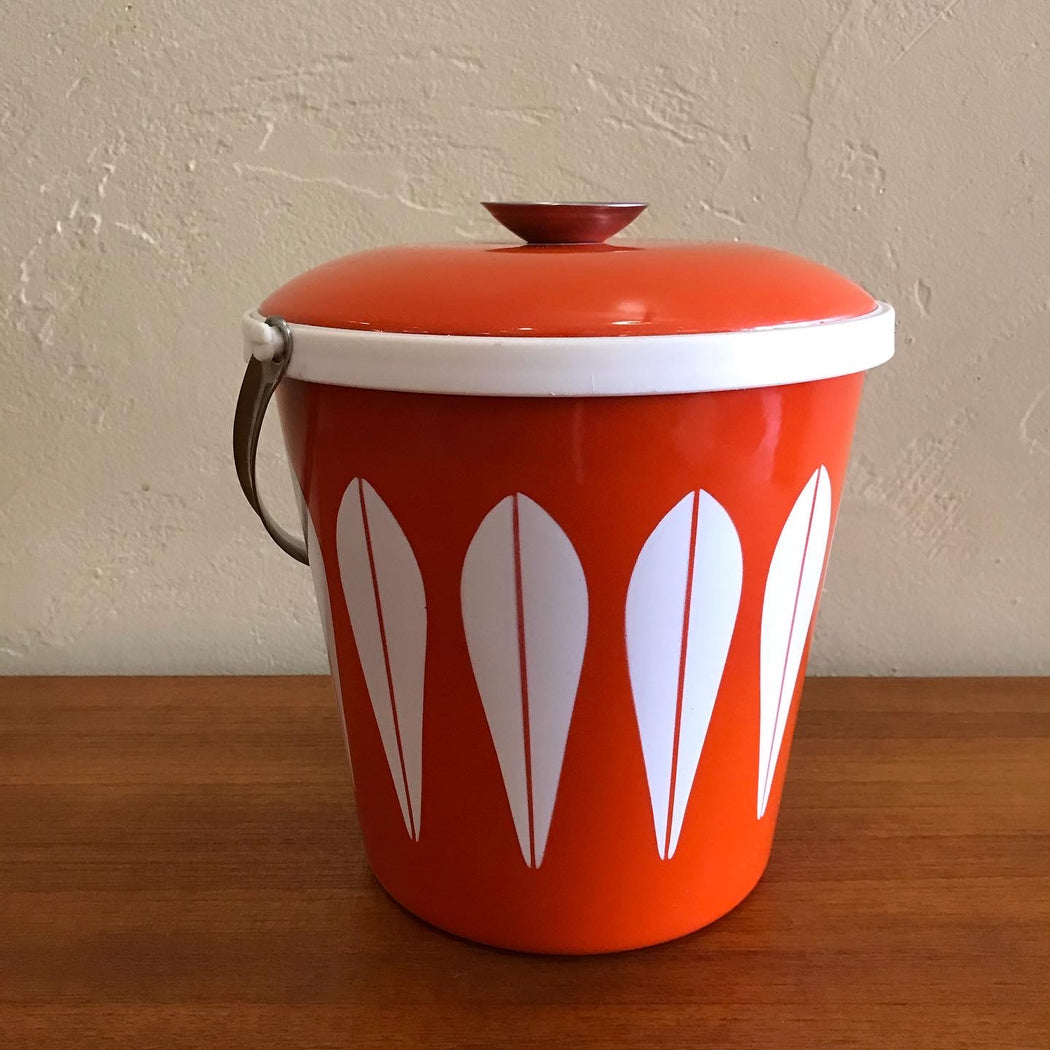 SOLD • Catherineholm Orange Lotus Ice Bucket
