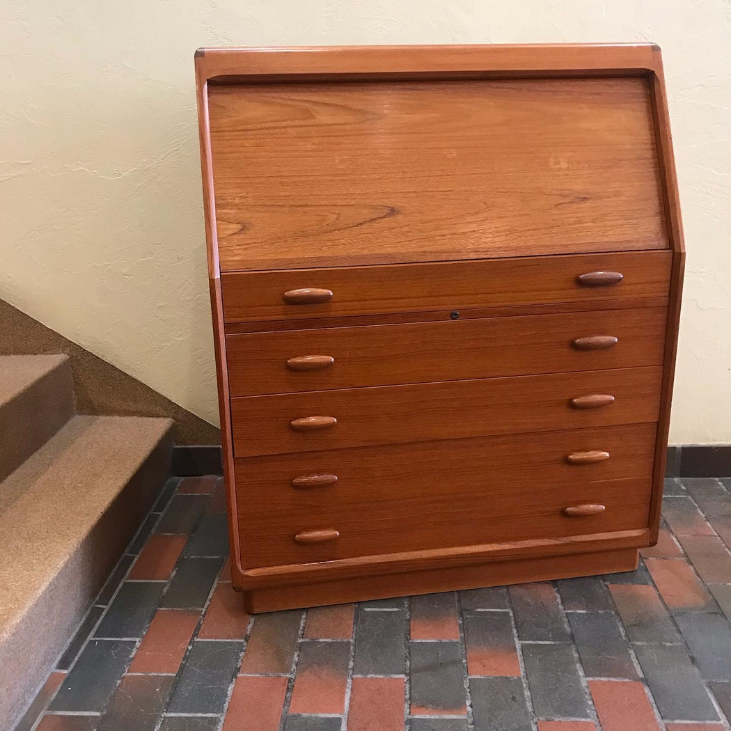 SOLD •Dyrlund Tambour Door Desk