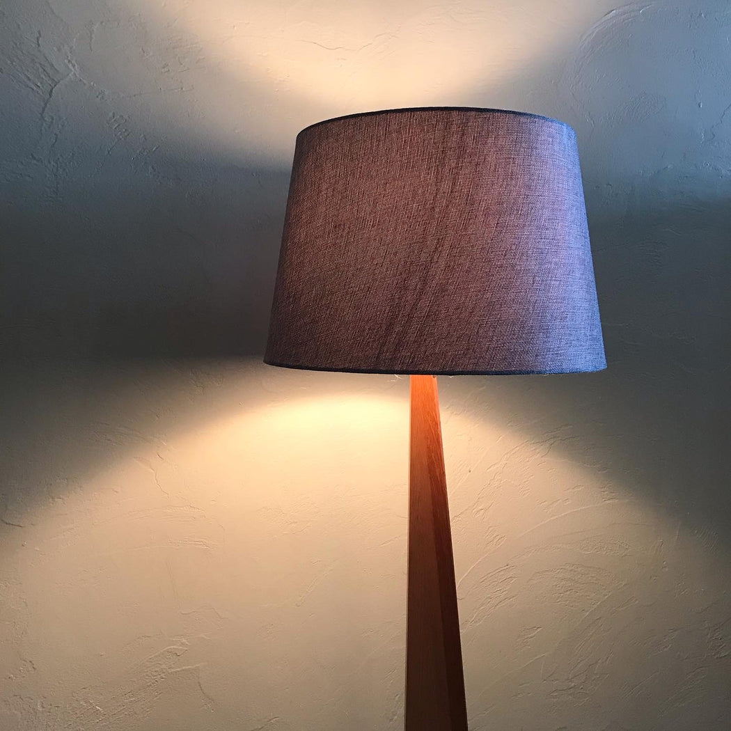 SOLD • Teak Zig Zag Lamp