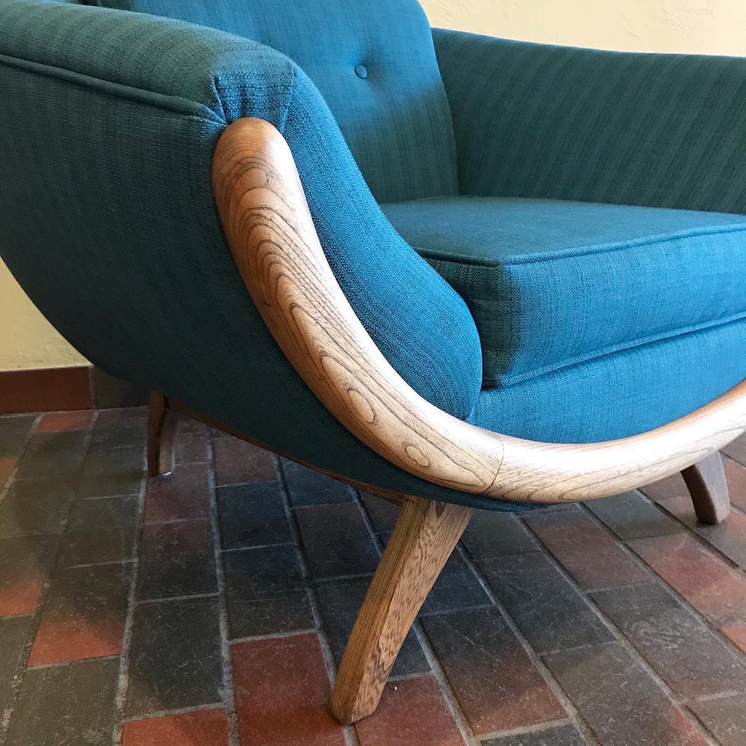 SOLD • Midcentury Smiley Chair