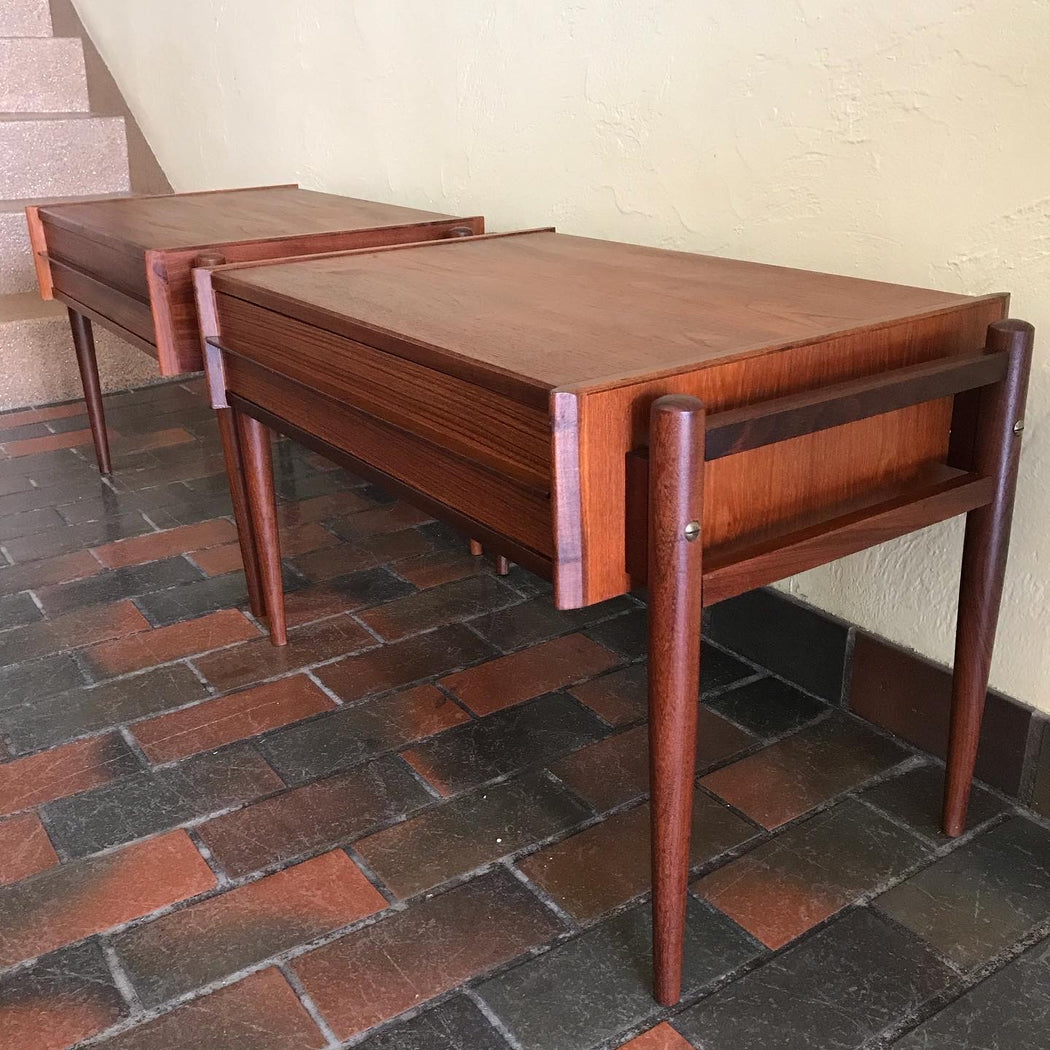SOLD • Danish Teak Side Tables